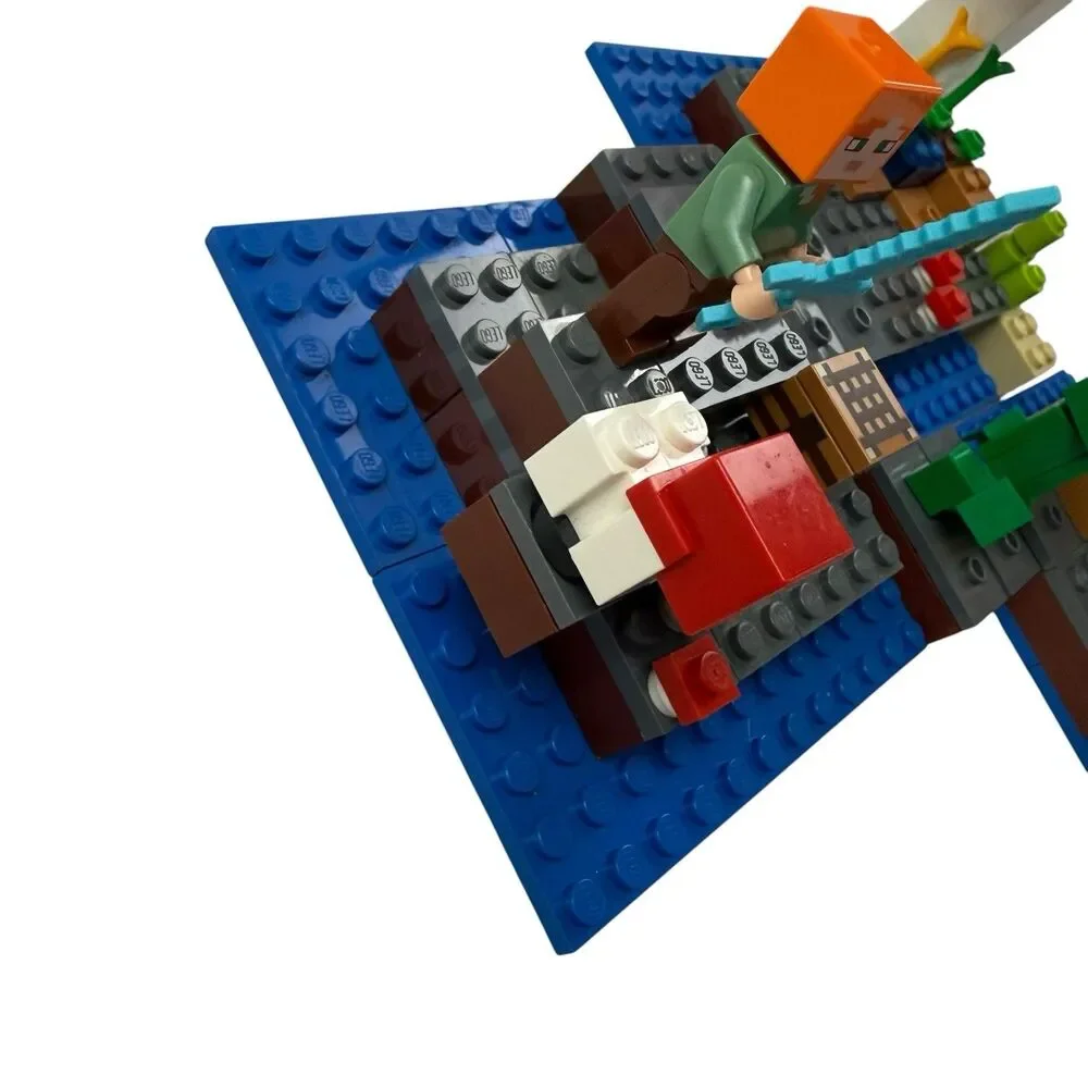 LEGO 21129 Minecraft The Mushroom Island Complete With Manual - No Box